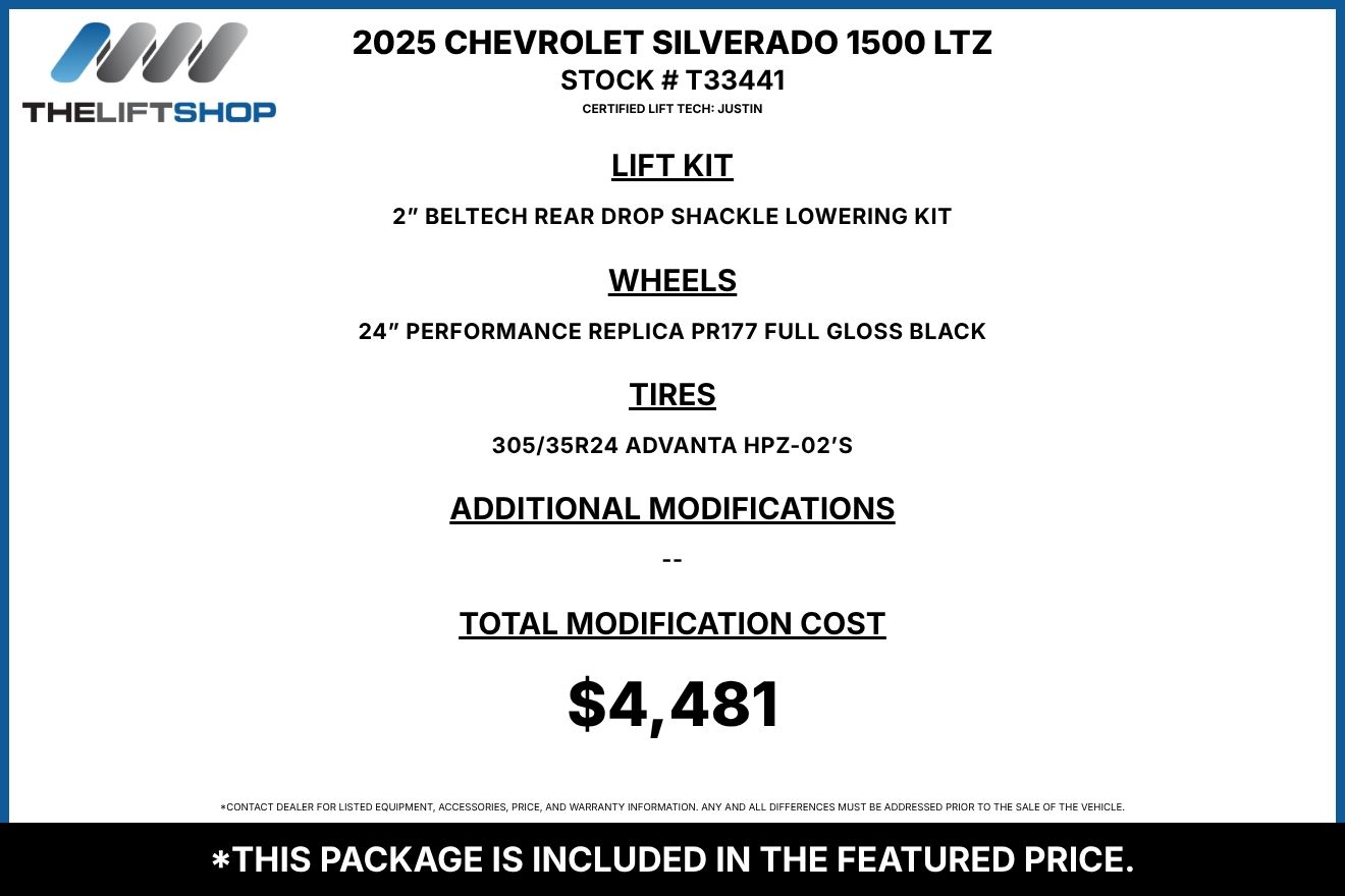 2025 Chevrolet Silverado 1500 LTZ Crew Cab Image 2