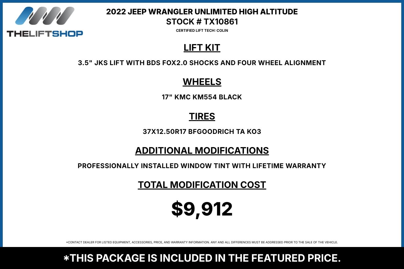 2022 Jeep Wrangler Unlimited High Altitude Image 2