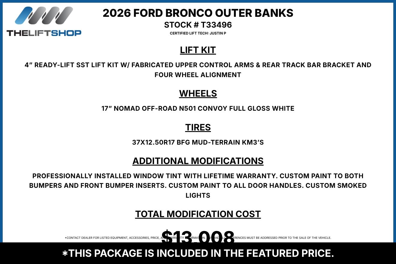 2026 Ford Bronco Outer Banks Image 2