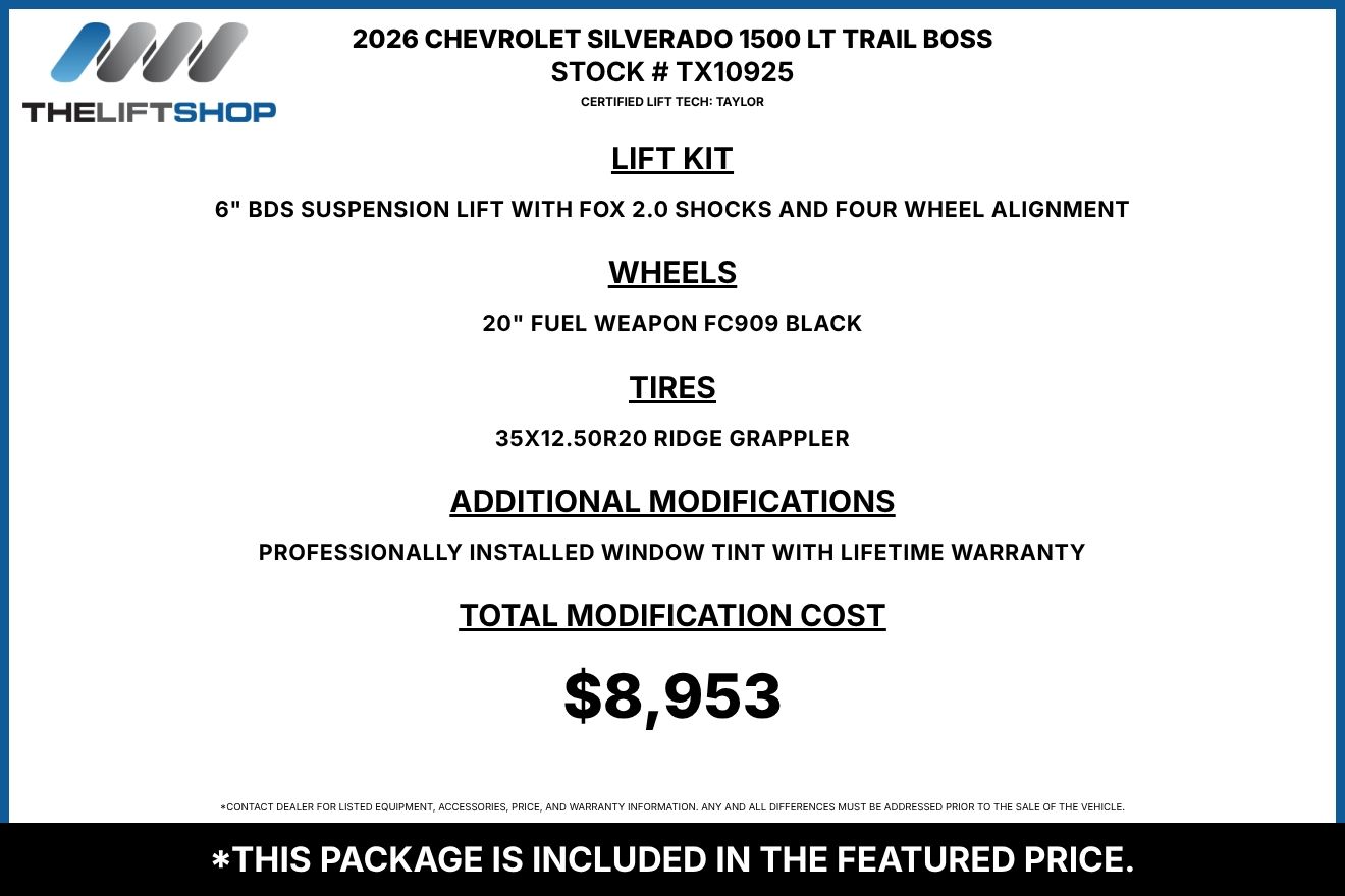 2026 Chevrolet Silverado 1500 LT Trail Boss Crew Cab Image 2