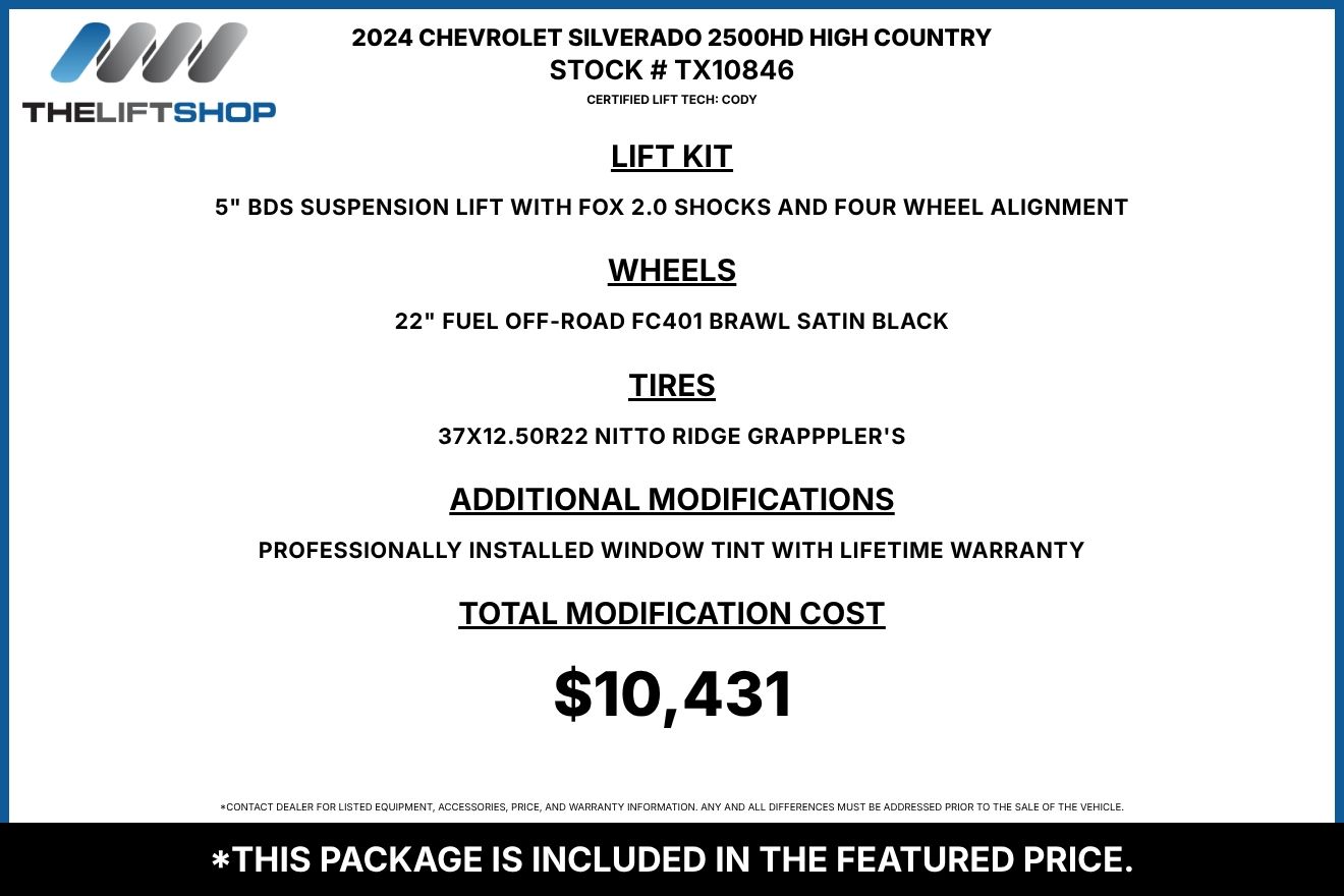 2024 Chevrolet Silverado 2500HD High Country Crew Cab Image 3