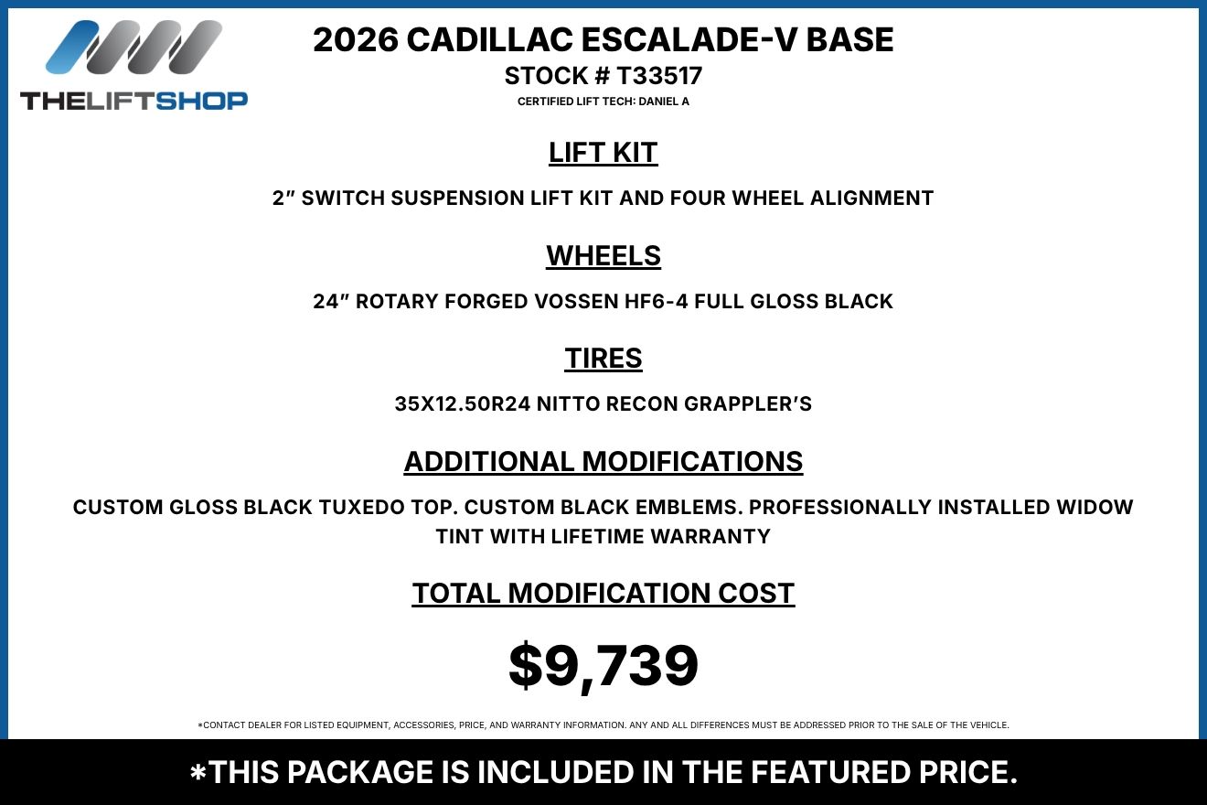 2026 Cadillac Escalade-V Series Image 2