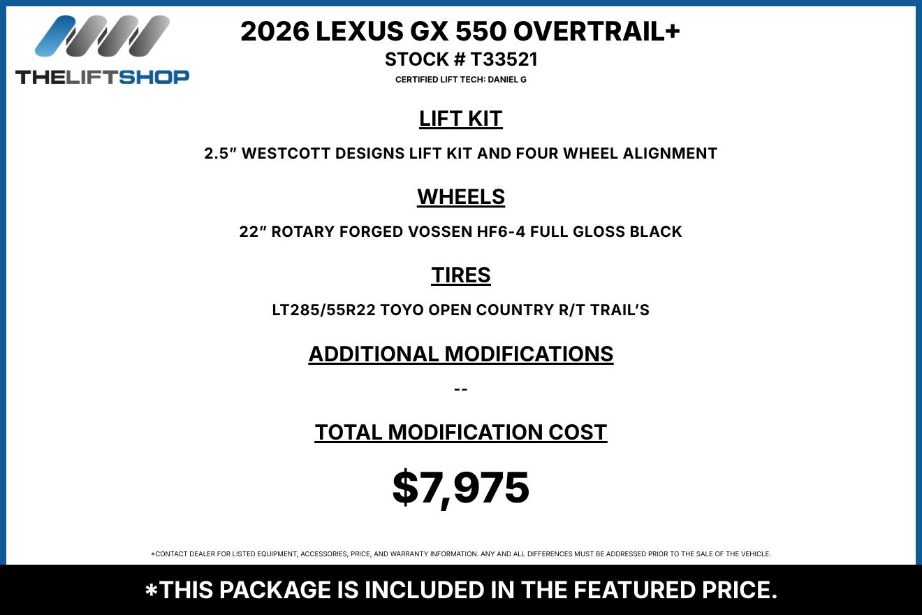 2026 Lexus GX 550 Overtrail+ Image 2