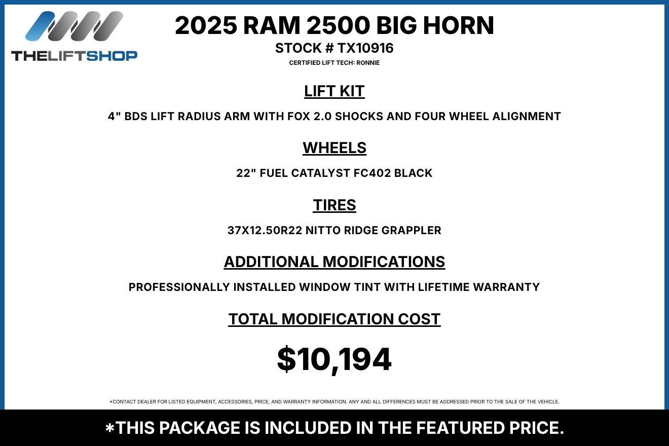 2025 Ram 2500 Big Horn Crew Cab Image 2
