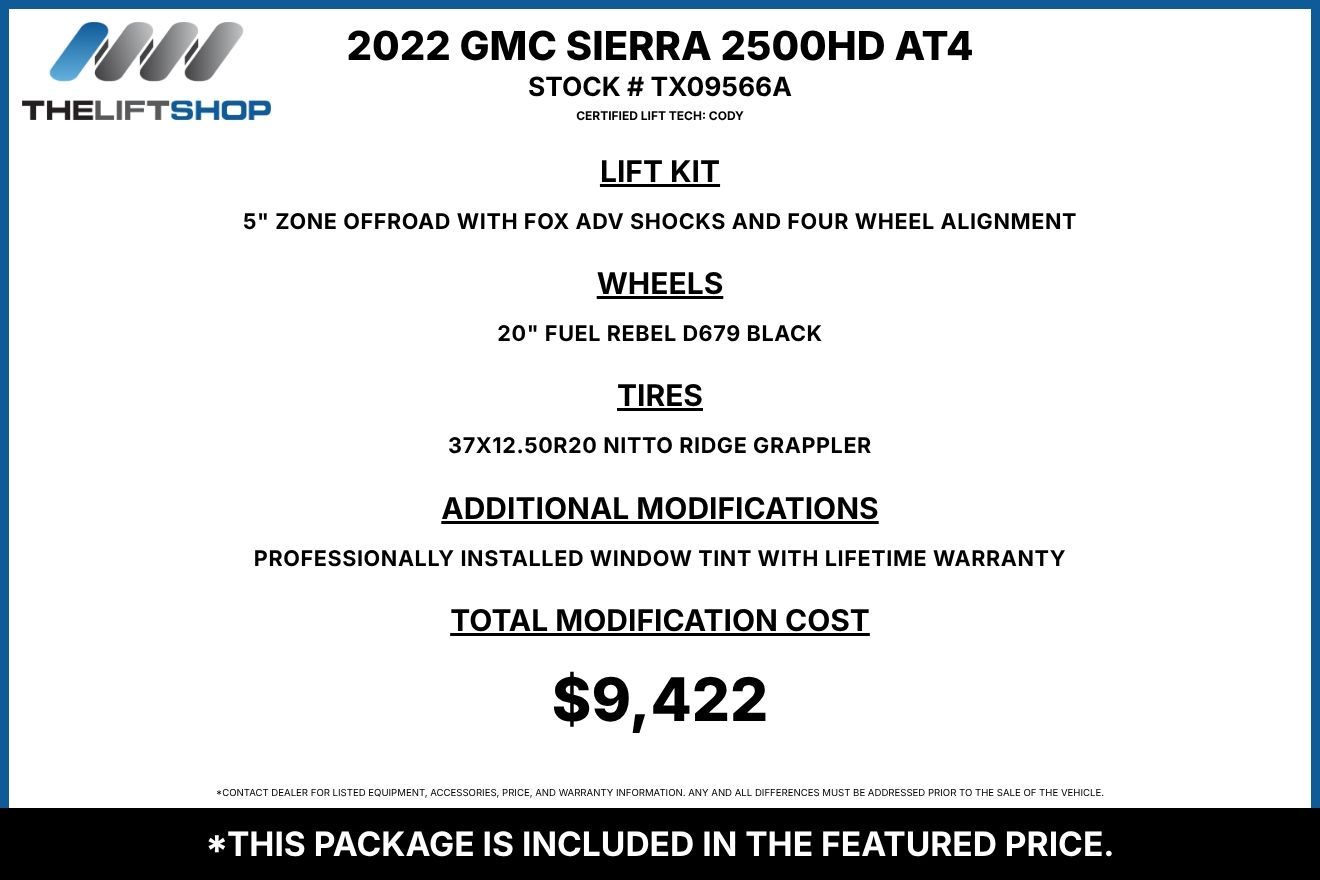2022 GMC Sierra 2500HD AT4 Crew Cab Image 2