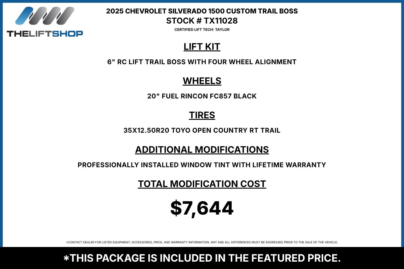 2025 Chevrolet Silverado 1500 Custom Trail Boss Crew Cab Image 2