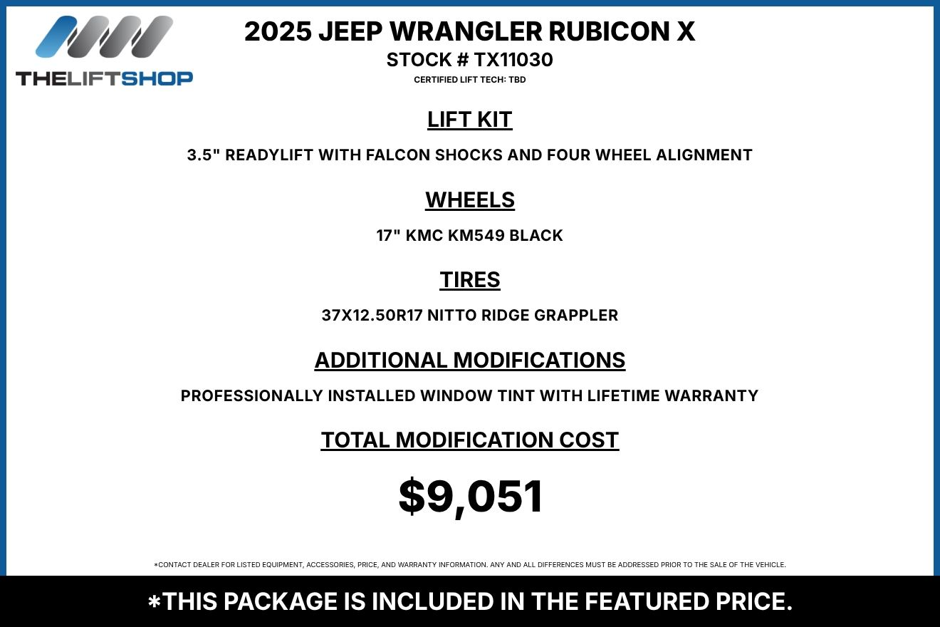 2025 Jeep Wrangler Rubicon X Image 3