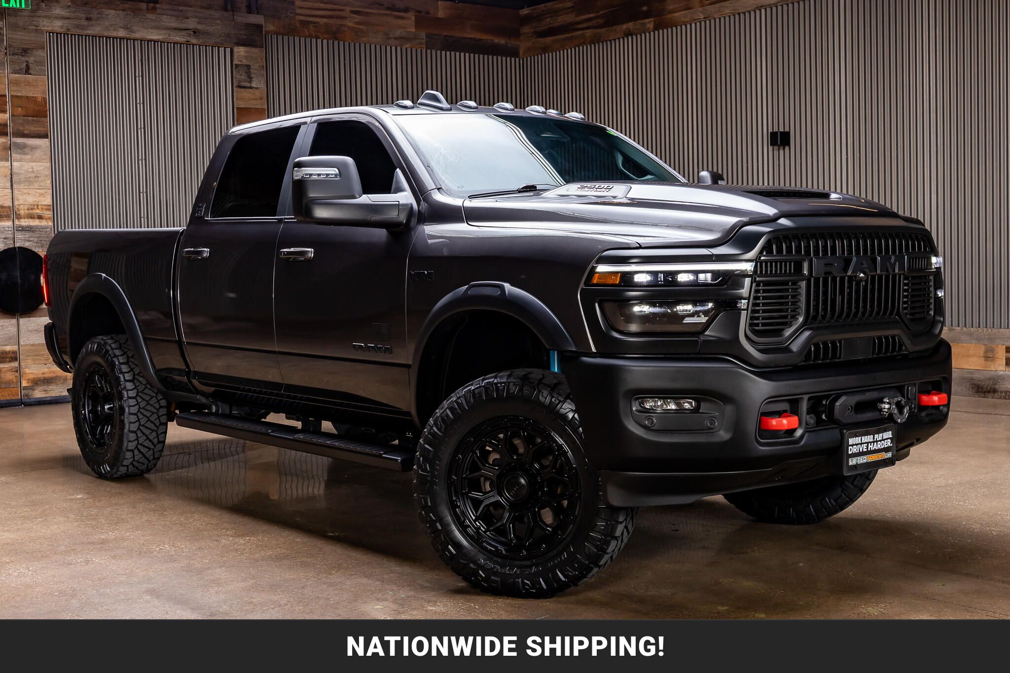 Gray (Granite Crystal Metallic Clear Coat) 2025 RAM 2500 Pickup Truck Four-Wheel Drive Automatic