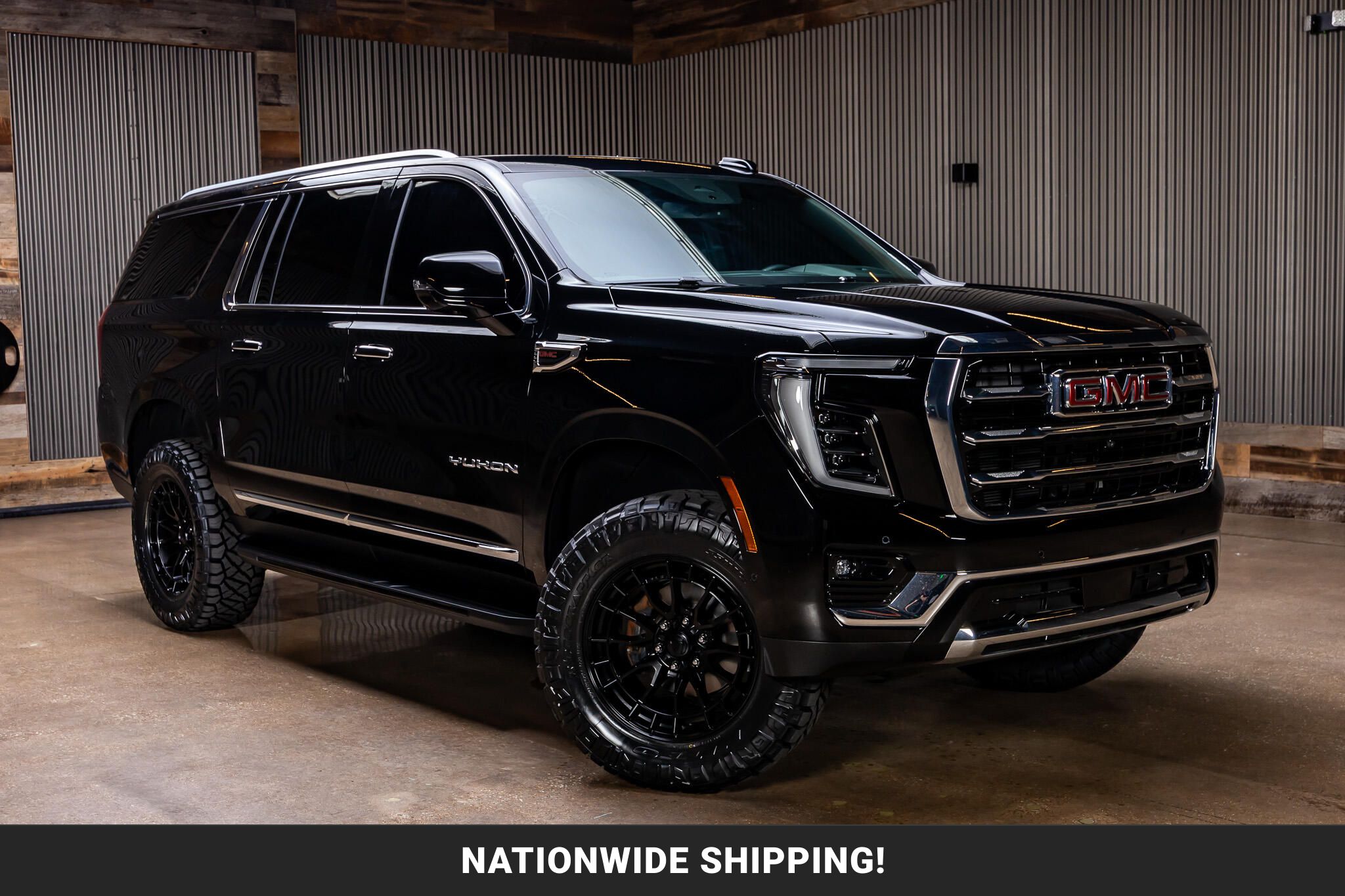 Onyx Black 2025 GMC Yukon XL SUV / Crossover Four-Wheel Drive Automatic