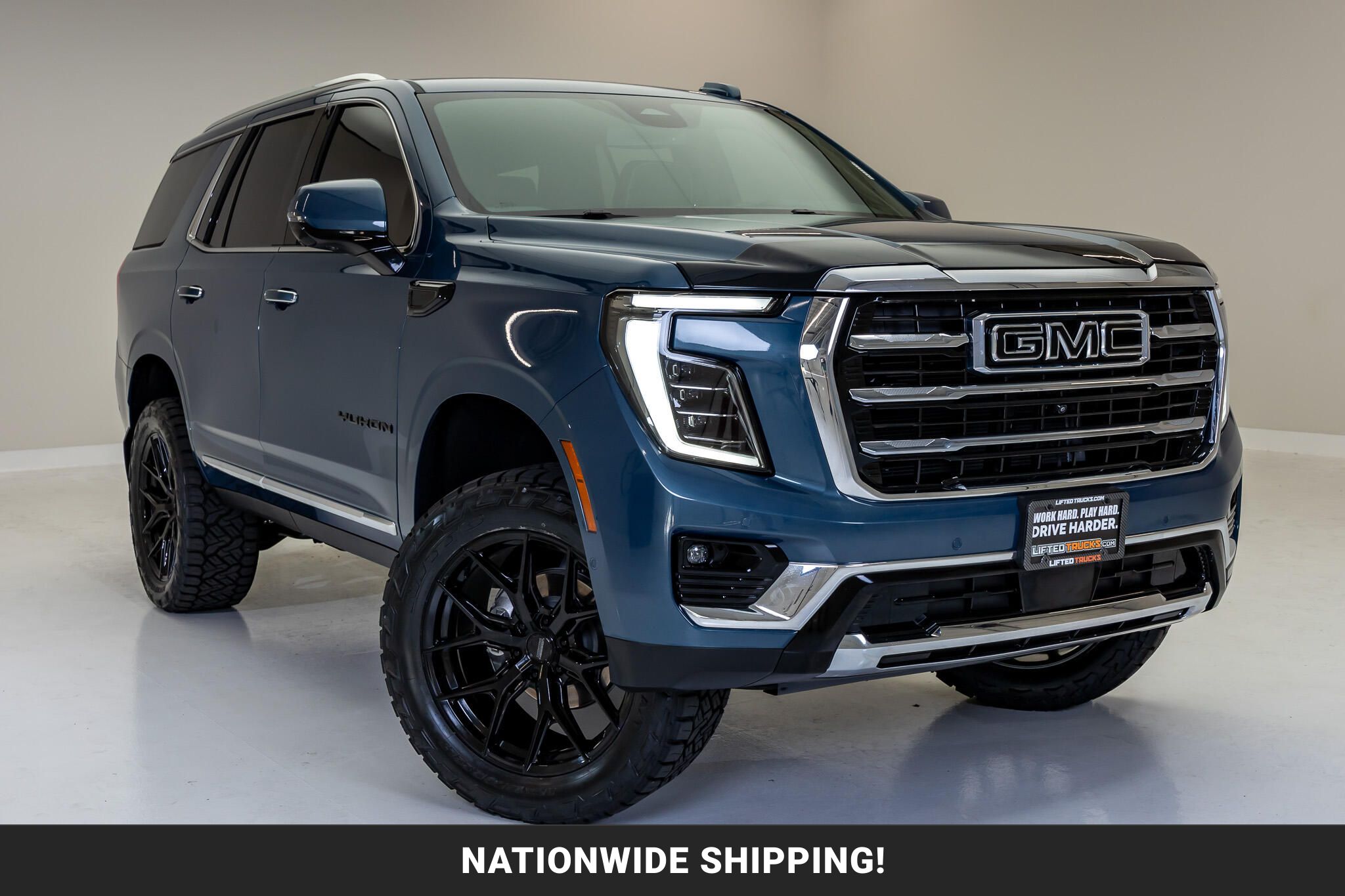 Downpour Metallic 2025 GMC Yukon SUV / Crossover Four-Wheel Drive Automatic
