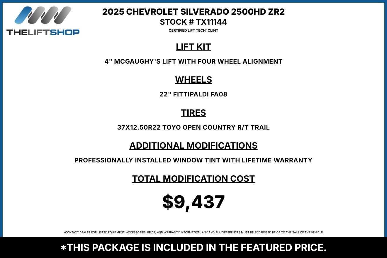 2025 Chevrolet Silverado 2500HD ZR2 Crew Cab Image 2