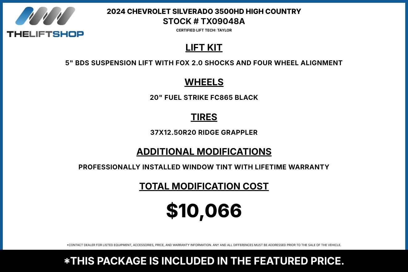 2024 Chevrolet Silverado 3500HD High Country Crew Cab Image 2