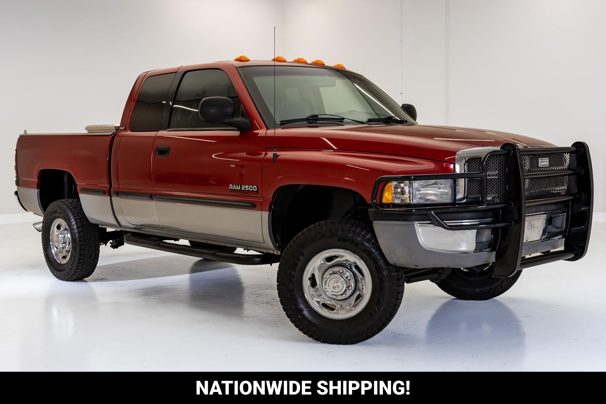 Red (Maroon) 1999 Dodge RAM 2500 Pickup Truck Four-Wheel Drive Automatic