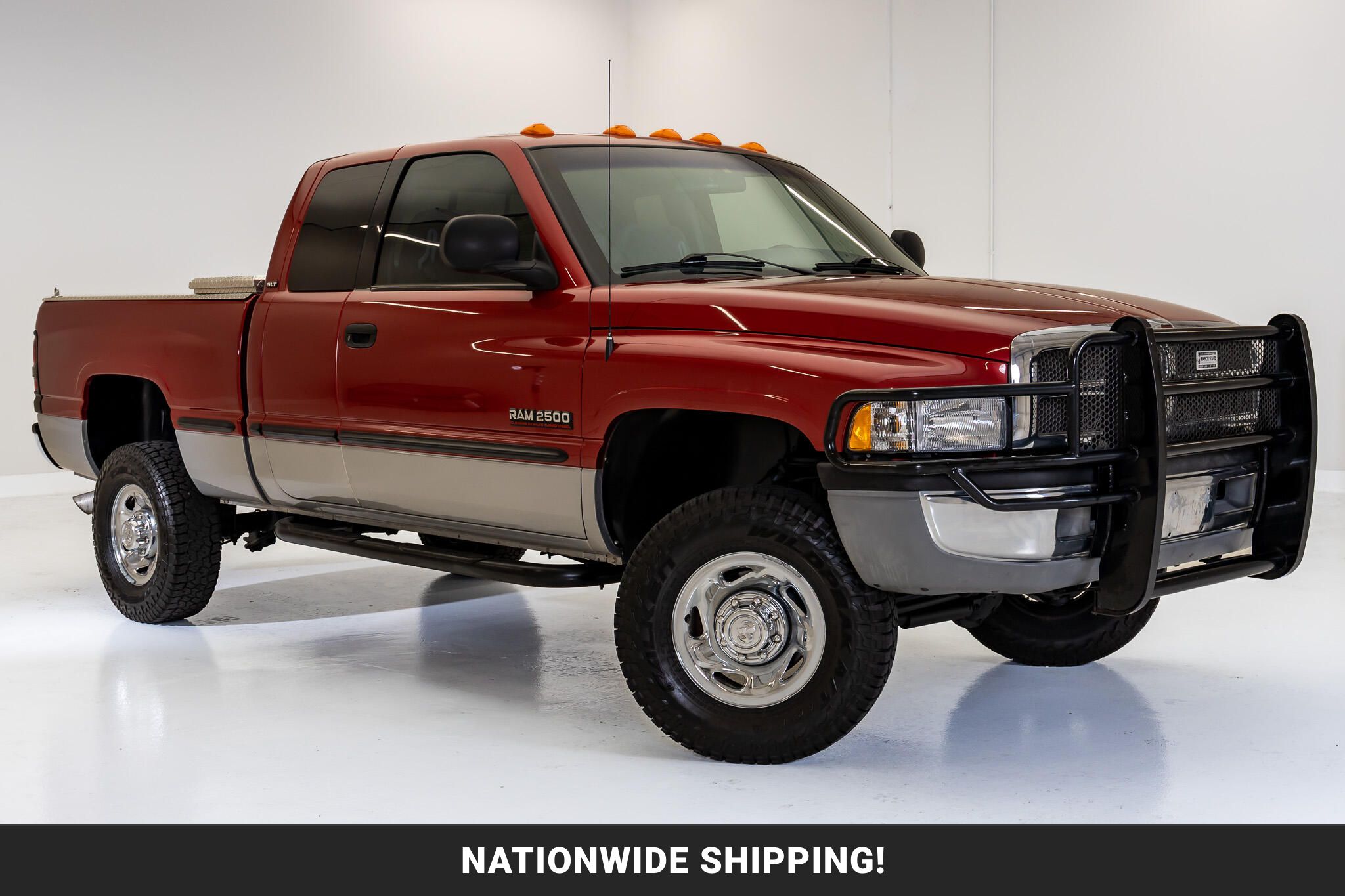 Red (Maroon) 1999 Dodge RAM 2500 Pickup Truck Four-Wheel Drive Automatic