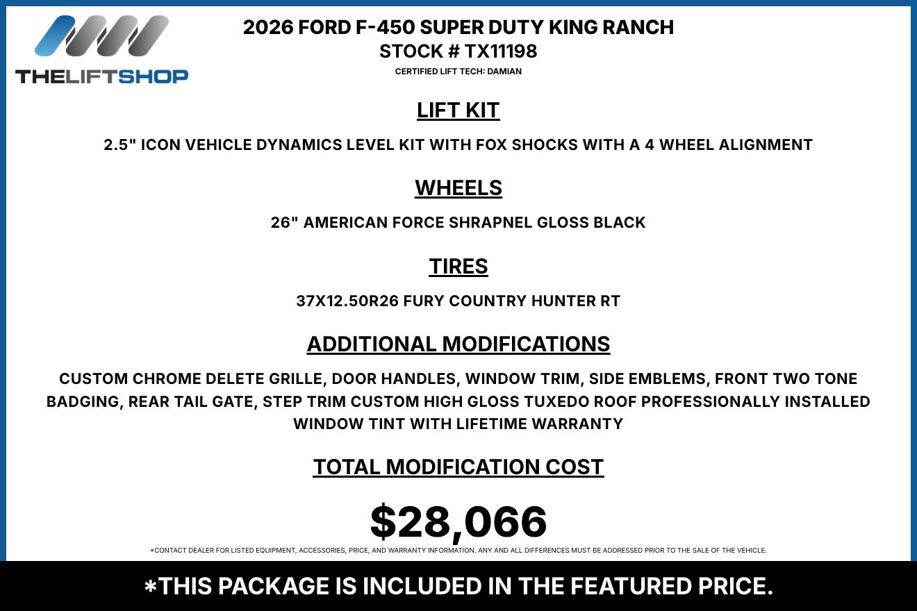 2026 Ford F-450 Super Duty King Ranch Crew Cab Image 3