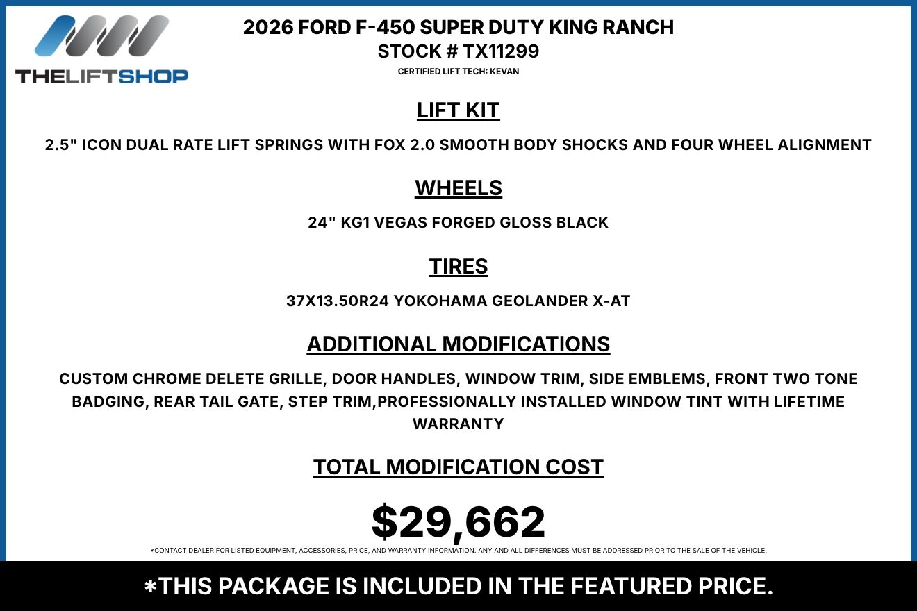 2026 Ford F-450 Super Duty King Ranch Crew Cab Image 3