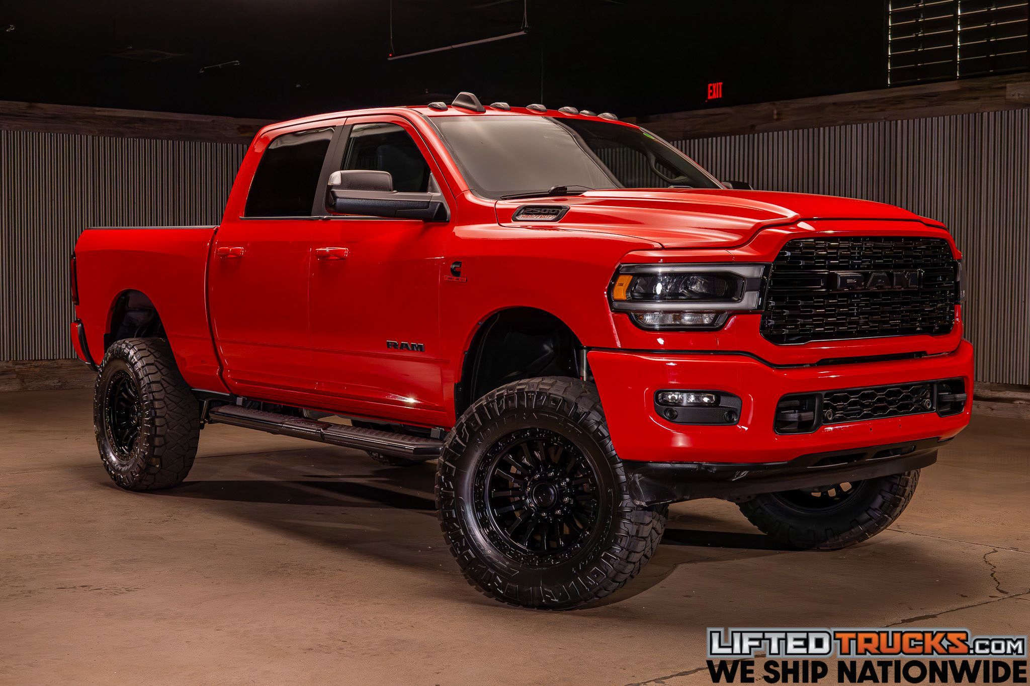 Flame Red Clear Coat 2022 RAM 2500 Pickup Truck Four-Wheel Drive Automatic