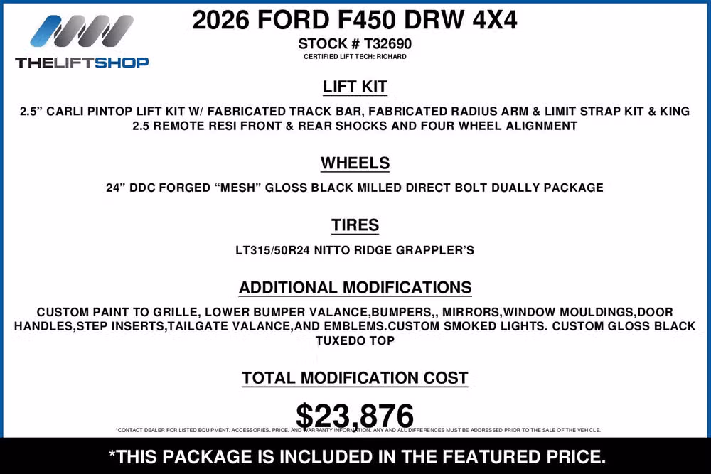 2026 Ford F-450 Super Duty Platinum Plus Crew Cab Image 2