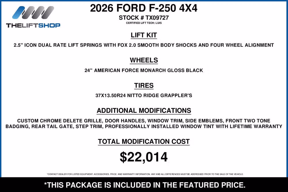 2026 Ford F-250 Super Duty Platinum Plus Crew Cab Image 2