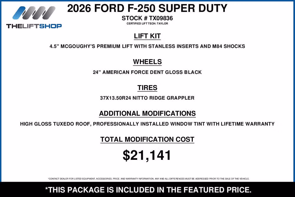 2026 Ford F-250 Super Duty Platinum Crew Cab Image 2