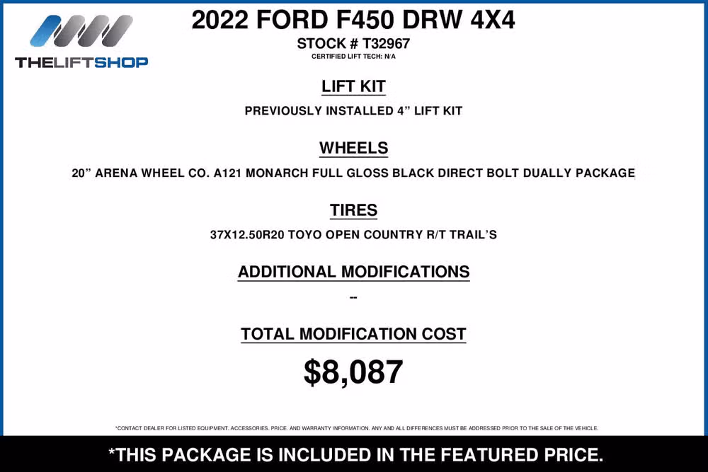 2022 Ford F-450 Super Duty Platinum Crew Cab Image 2