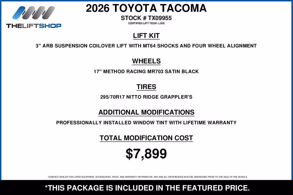 2026 Toyota Tacoma TRD Sport Double Cab Image 2
