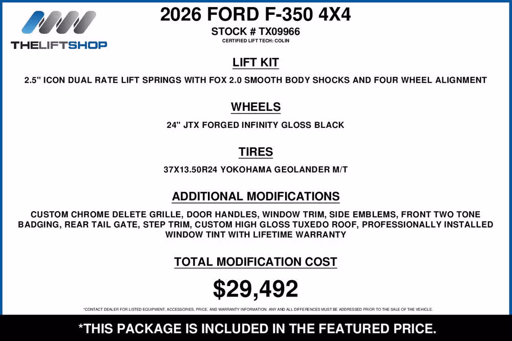 2026 Ford F-350 Super Duty Platinum Crew Cab Image 2