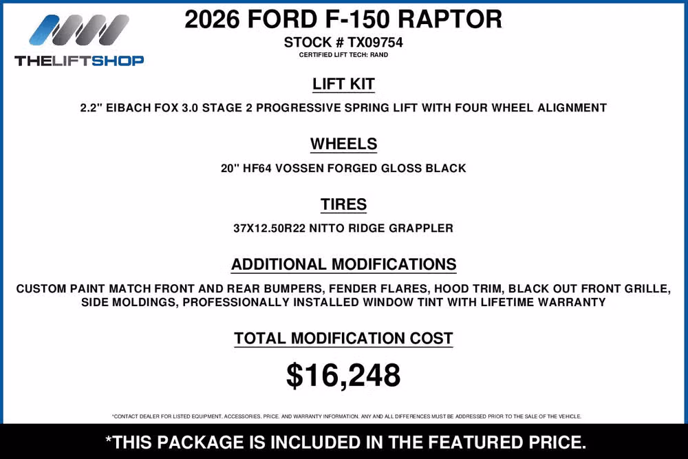 2026 Ford F-150 Raptor SuperCrew Image 2