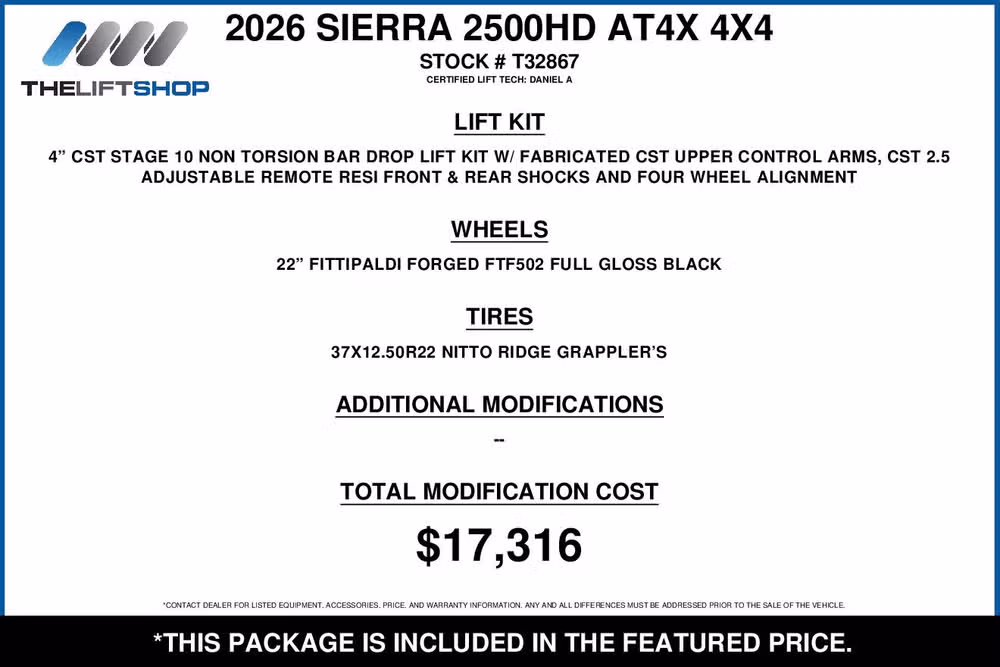 2026 GMC Sierra 2500HD AT4X Crew Cab Image 2