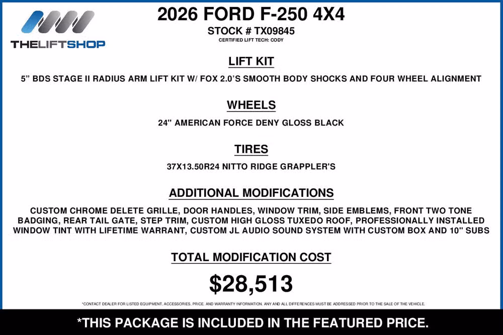 2026 Ford F-250 Super Duty Platinum Plus Crew Cab Image 2