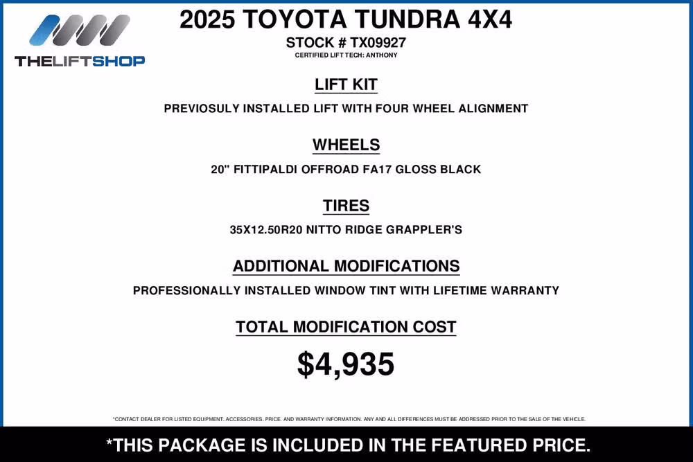 2025 Toyota Tundra Platinum CrewMax Image 2