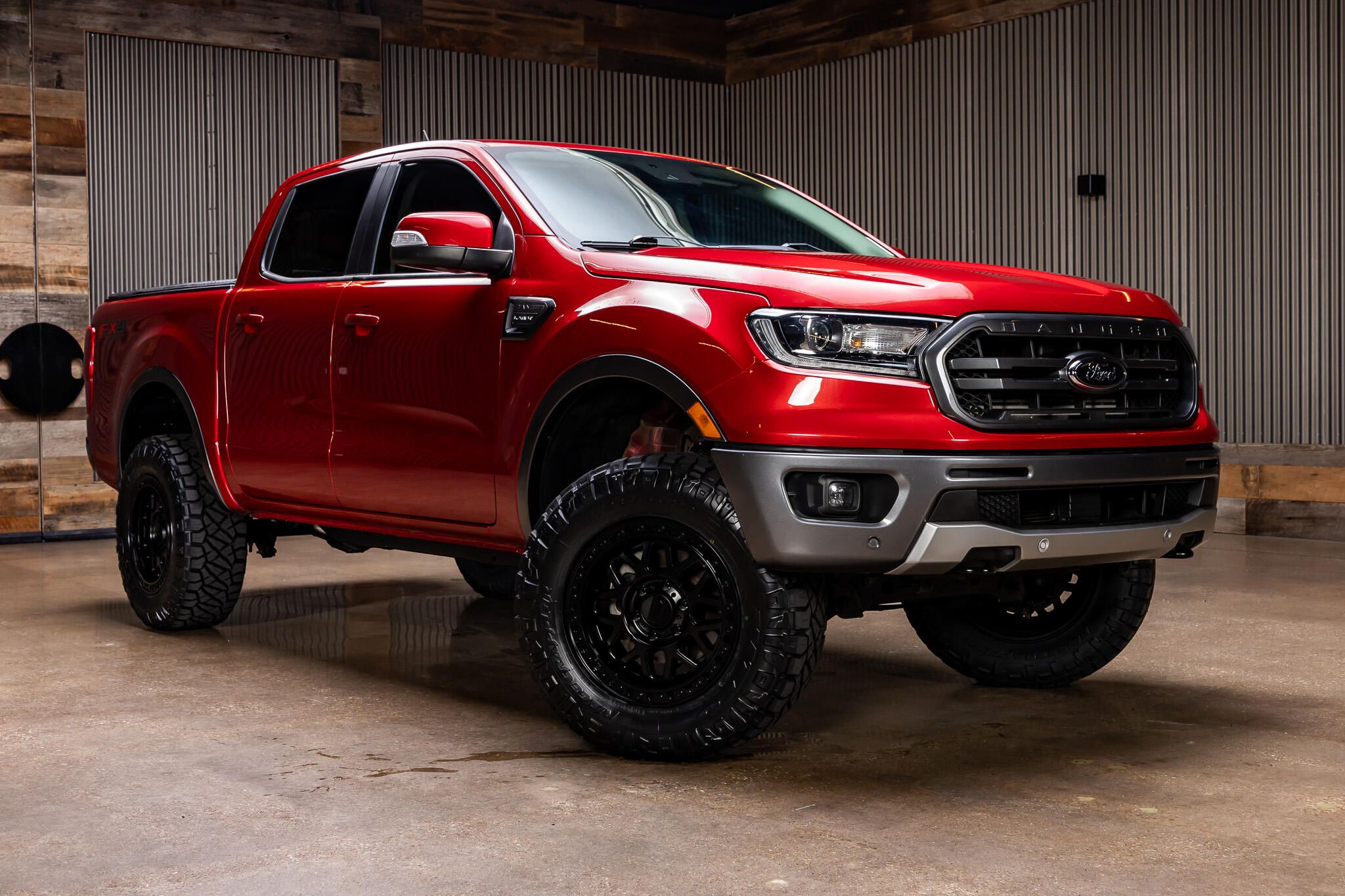 Rapid Red Metallic Tinted Clearcoat 2020 Ford Ranger Pickup Truck Four-Wheel Drive Automatic