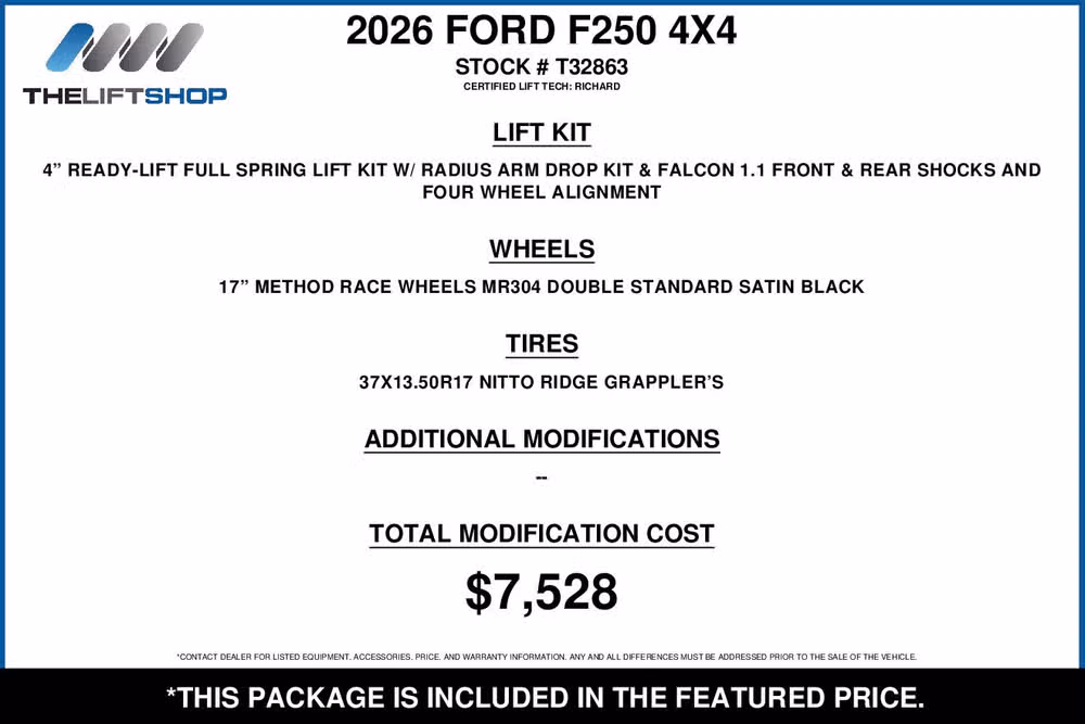 2026 Ford F-250 Super Duty XLT Crew Cab Image 2