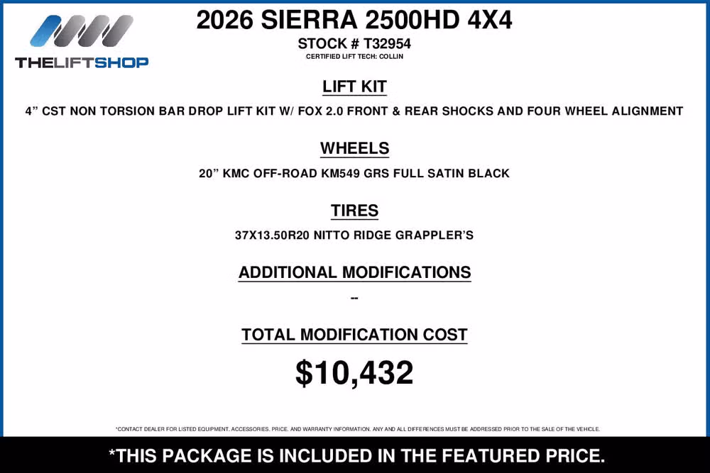 2026 GMC Sierra 2500HD AT4 Crew Cab Image 2