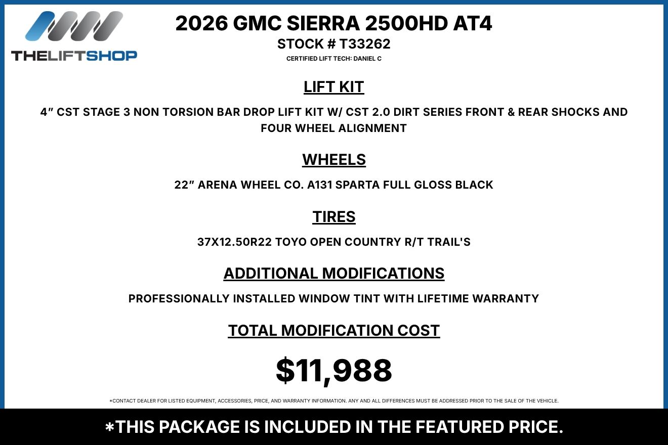 2026 GMC Sierra 2500HD AT4 Crew Cab Image 2