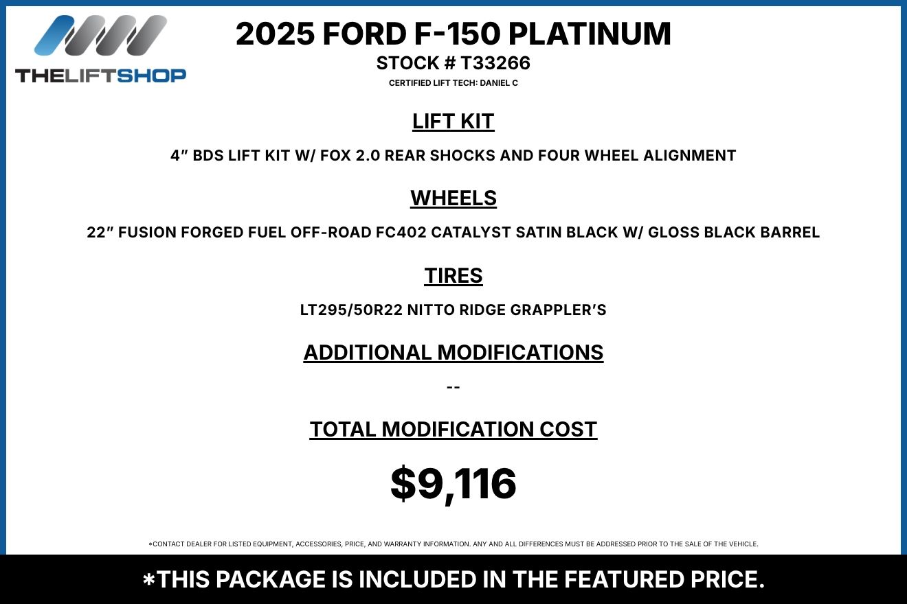 2025 Ford F-150 Platinum SuperCrew Image 2