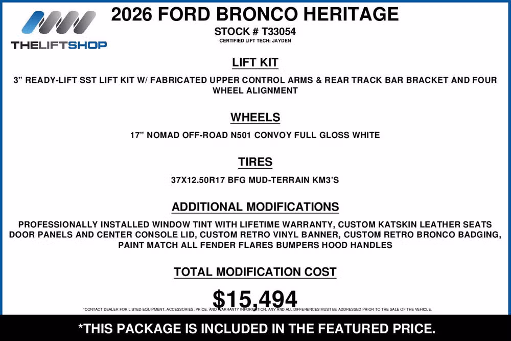 2026 Ford Bronco Heritage Edition Image 2