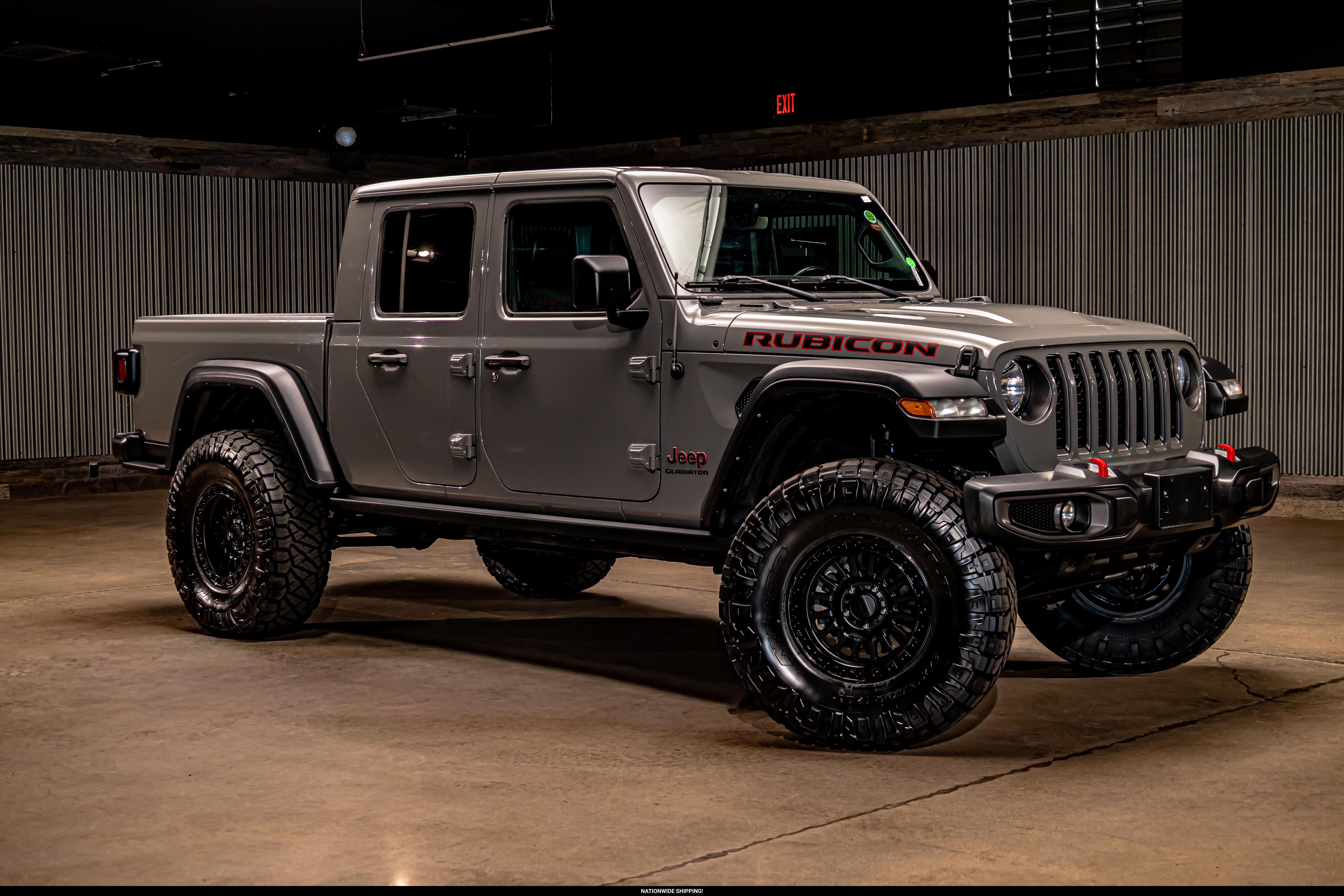 Sting-Gray Clear Coat 2022 Jeep Gladiator Pickup Truck Four-Wheel Drive Automatic