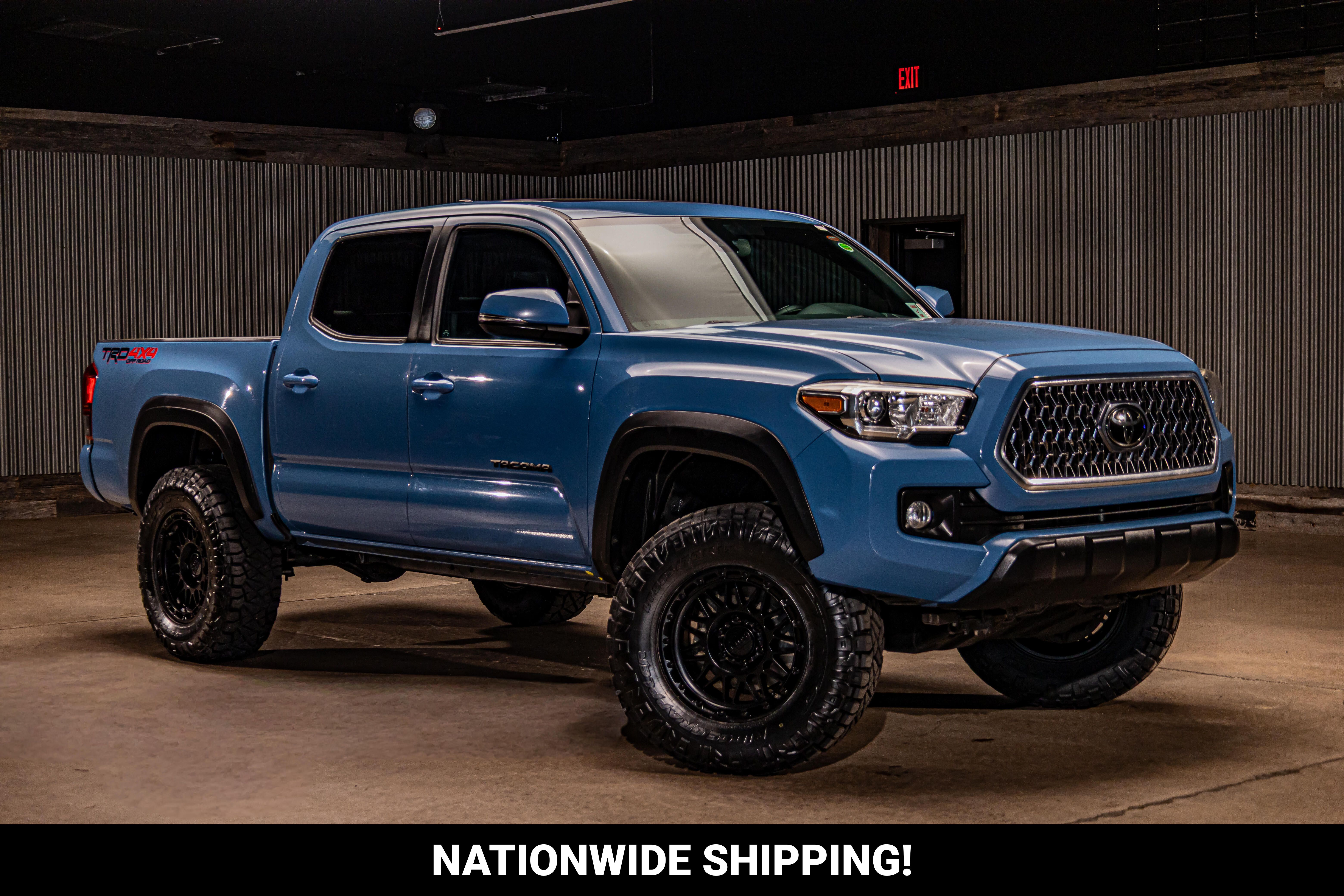 Cavalry Blue 2019 Toyota Tacoma Pickup Truck Four-Wheel Drive Automatic