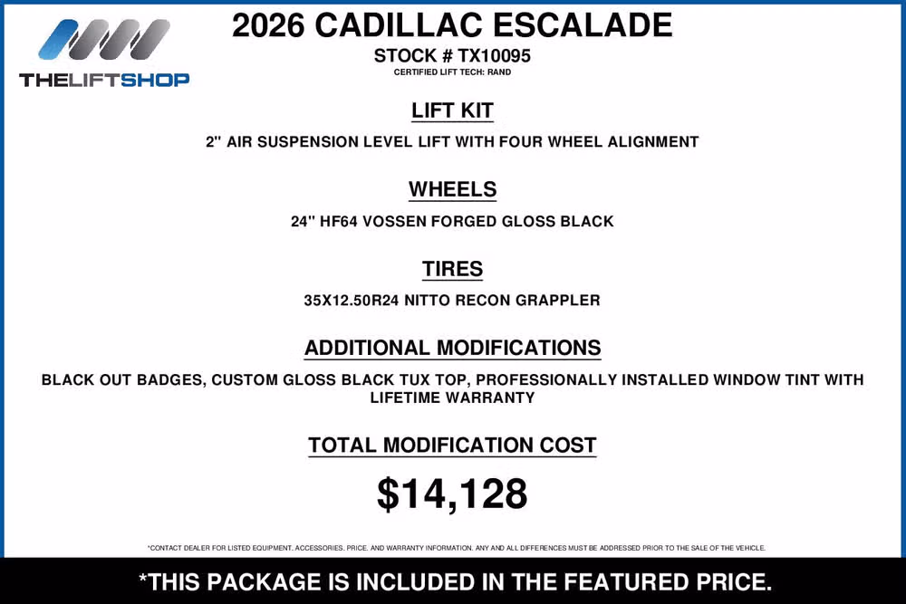 2026 Cadillac Escalade-V Base V-Series Image 2