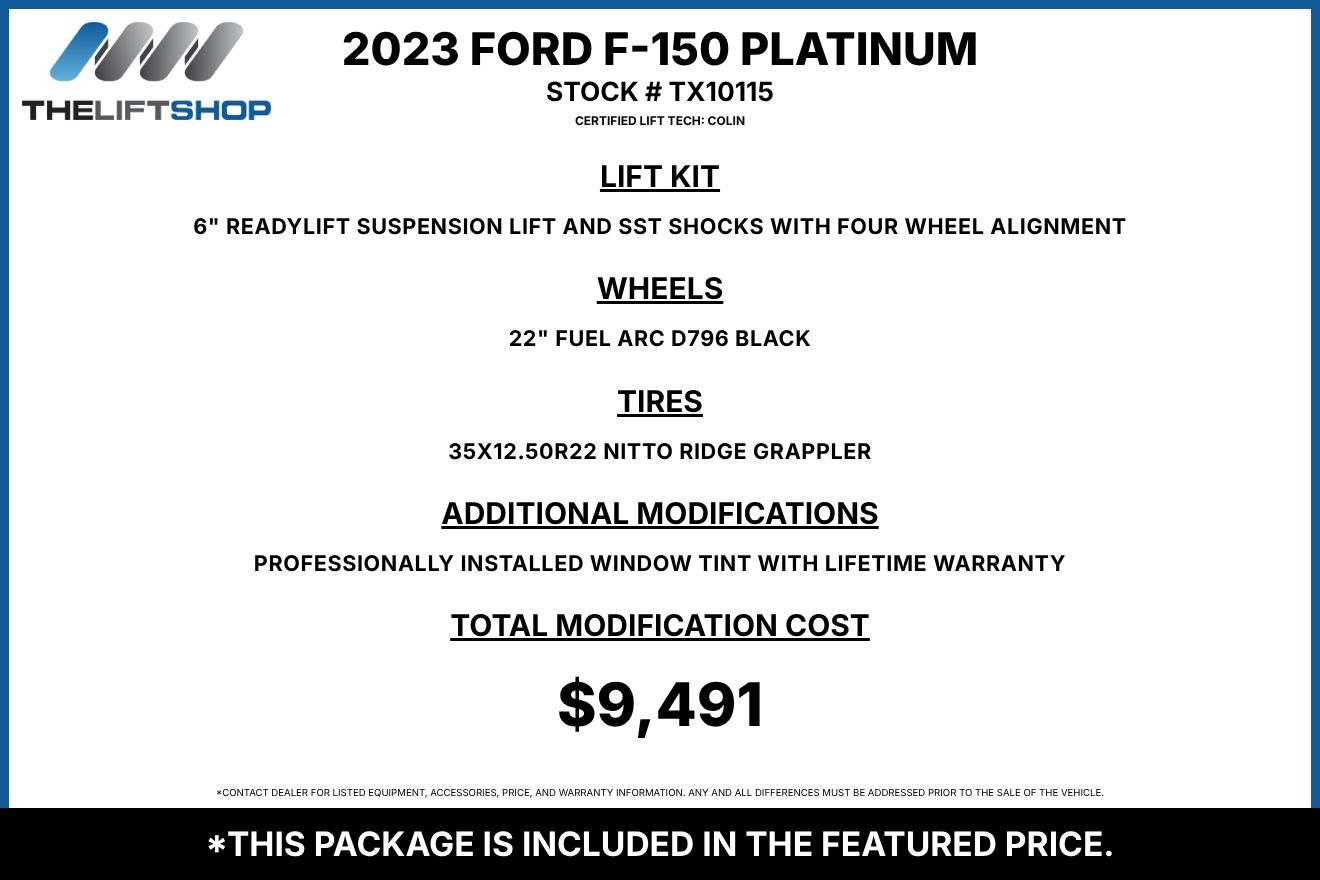 2023 Ford F-150 Platinum SuperCrew Image 2