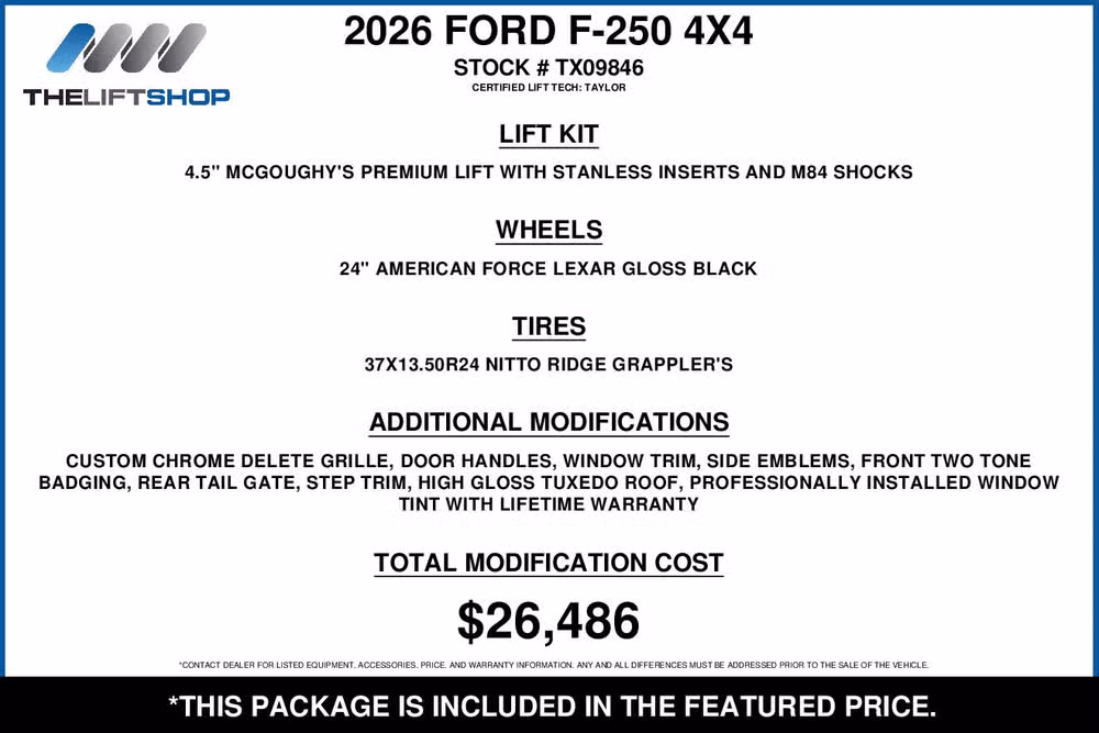 2026 Ford F-250 Super Duty Platinum Plus Crew Cab Image 2