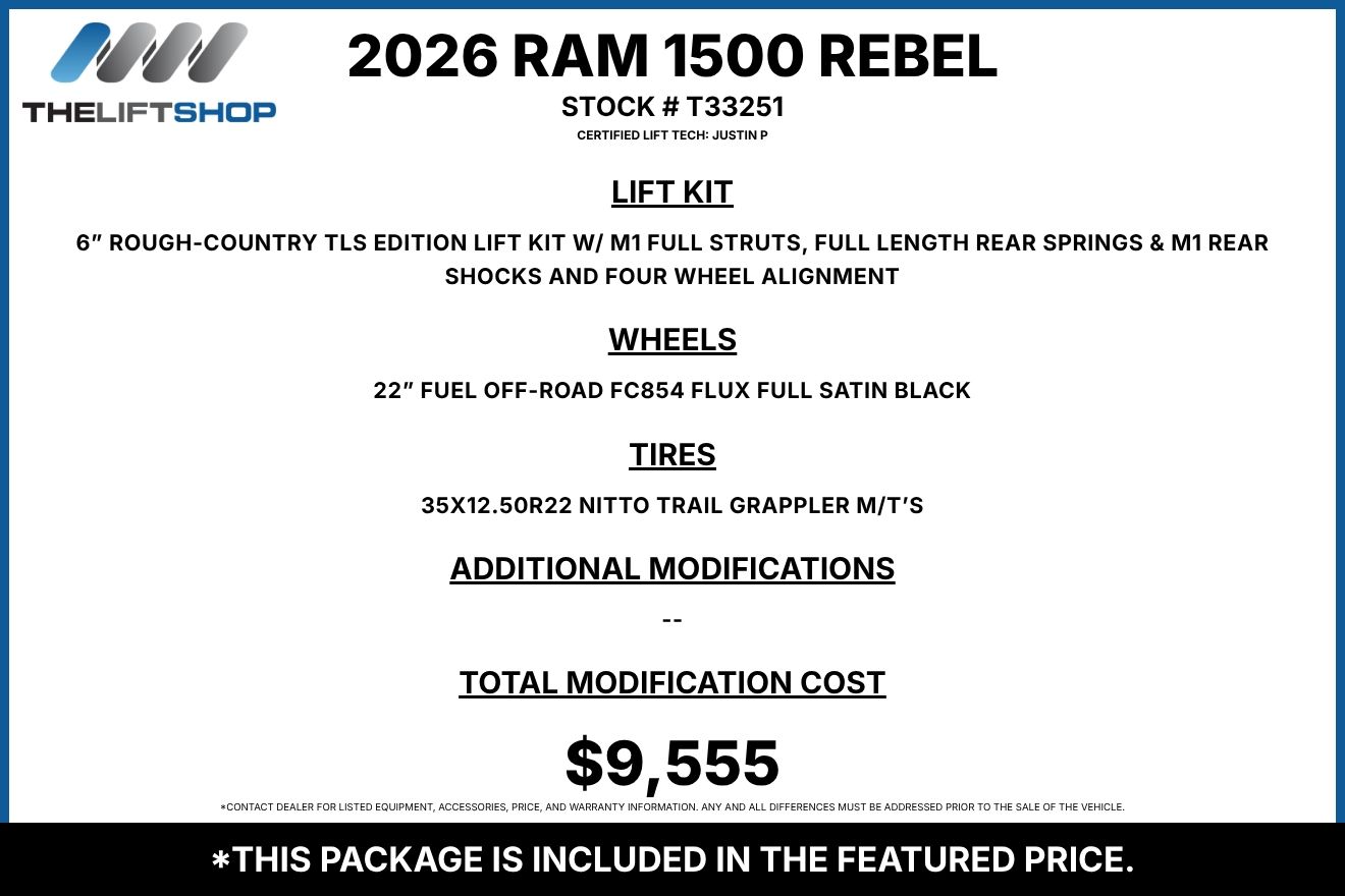 2026 Ram 1500 Rebel Crew Cab Image 2