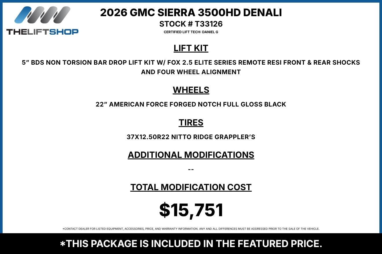 2026 GMC Sierra 3500HD Denali Crew Cab Image 2