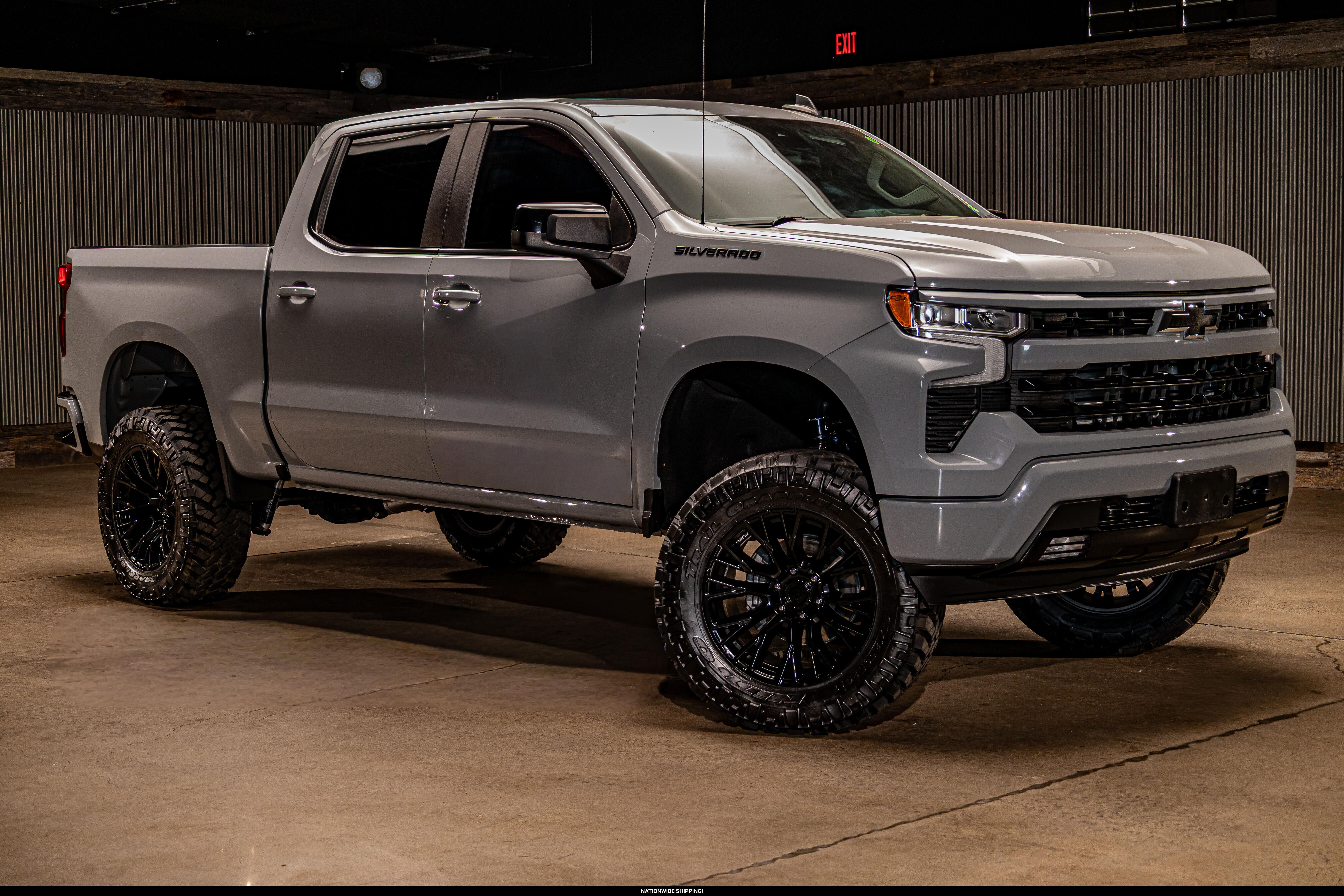 Slate Gray Metallic 2025 Chevrolet Silverado 1500 Pickup Truck Four-Wheel Drive Automatic