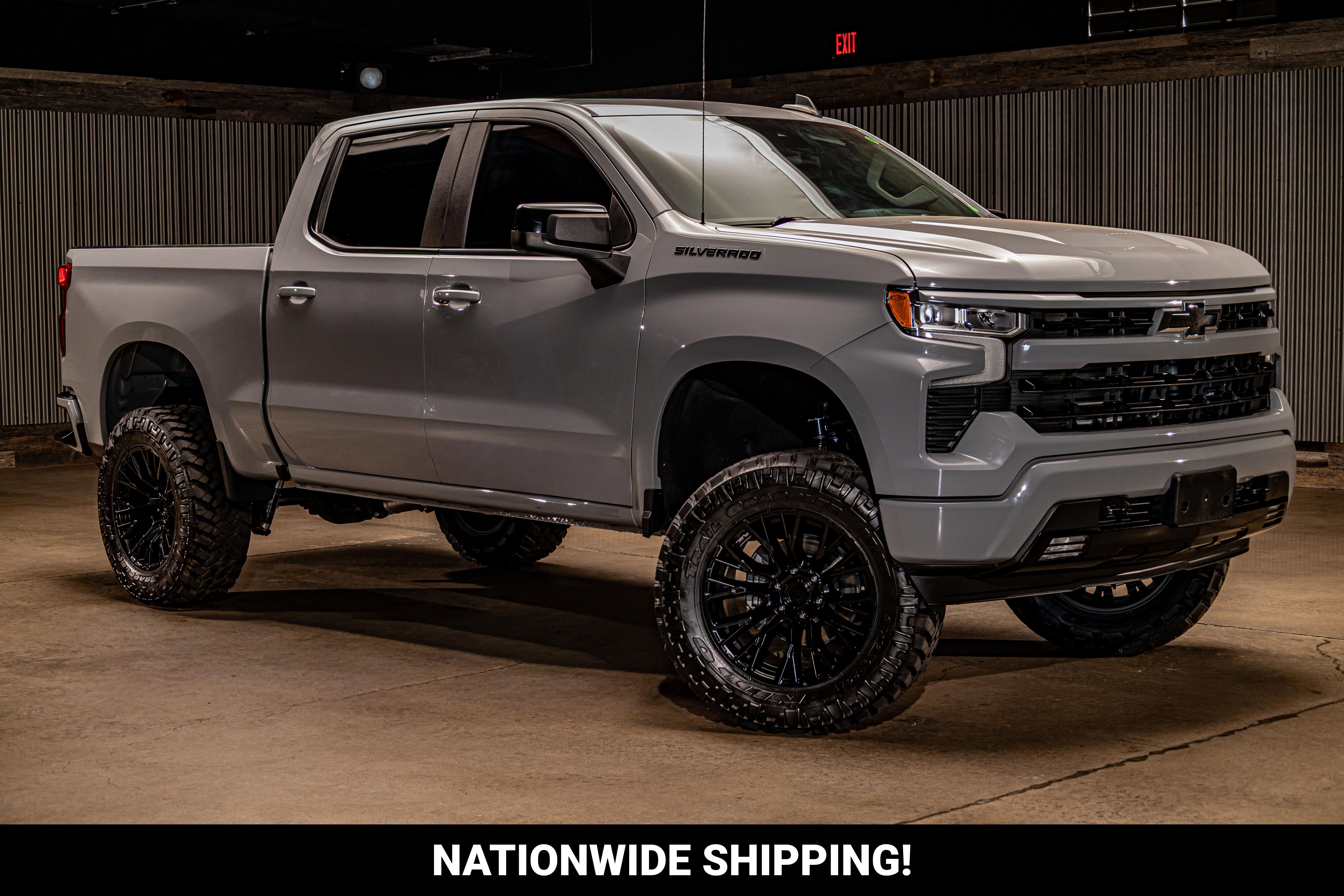 Slate Gray Metallic 2025 Chevrolet Silverado 1500 Pickup Truck Four-Wheel Drive Automatic