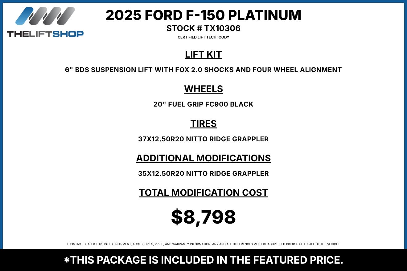 2025 Ford F-150 Platinum SuperCrew Image 2