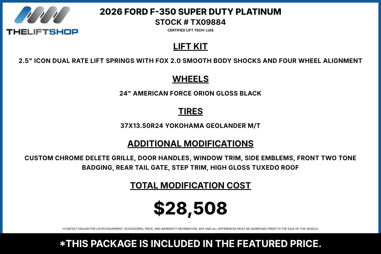 2026 Ford F-350 Super Duty Platinum Crew Cab Image 2