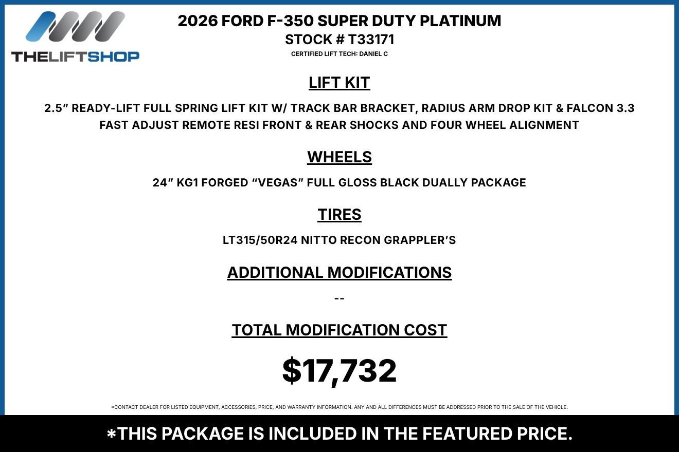 2026 Ford F-350 Super Duty Platinum Crew Cab Image 2