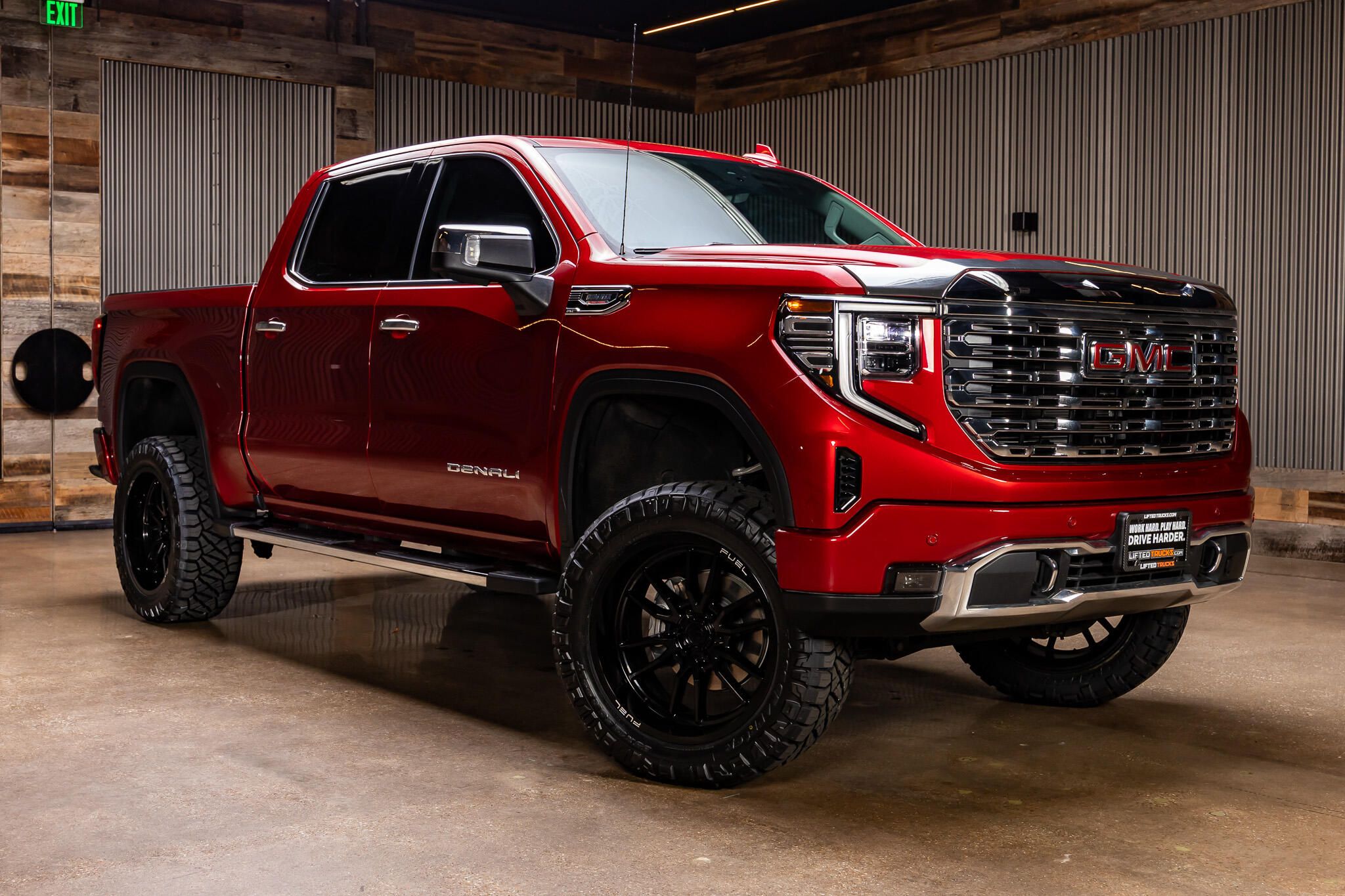 Volcanic Red Tintcoat 2024 GMC Sierra 1500 Pickup Truck Four-Wheel Drive Automatic